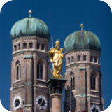 Frauenkirche mit Mariensule
